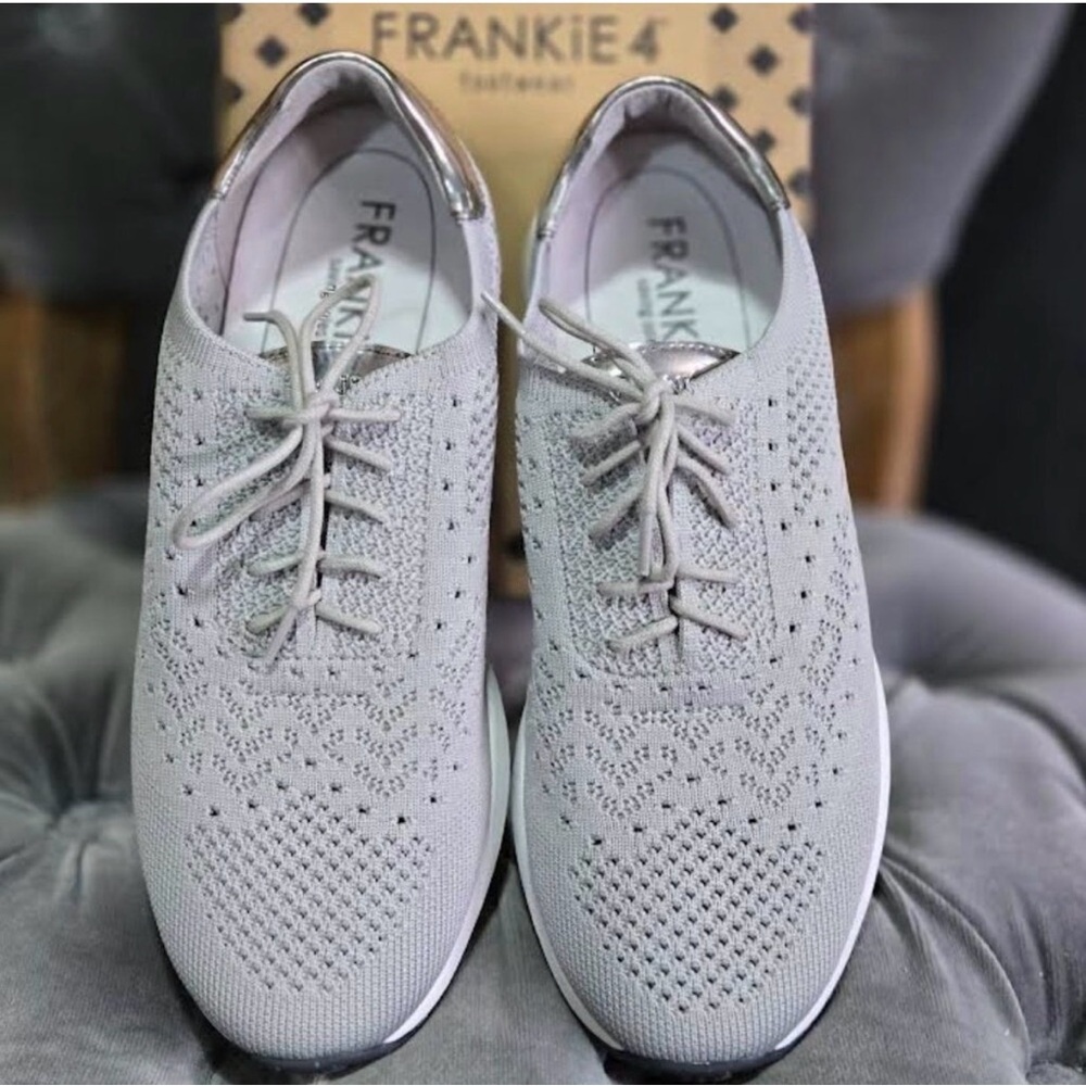 Brand new Frankie4 Dimity Silver Gray shoes 7.5 $196 - Picture 3 of 5